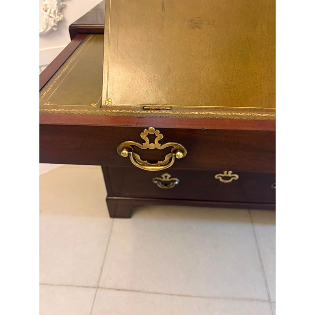 Antique George II Mahogany Chest of Drawers with Fitted Writing Desk, 1750 For Sale - Image 18 of 18
