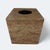 Brown Vintage Handcrafted Travertine Stone Marble Tissue Box Cover For Sale - Image 8 of 12
