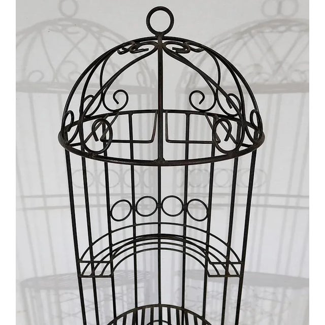 20th Century Kiosk Wrought Iron Wine Bar For Sale - Image 6 of 18