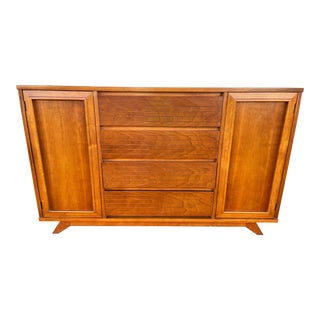 1960s Carlton House Mid-Century Modern Danish Cherry Sideboard For Sale