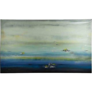 Mario Sinisca, Abstract Landscape, 1970s, Mixed Media For Sale