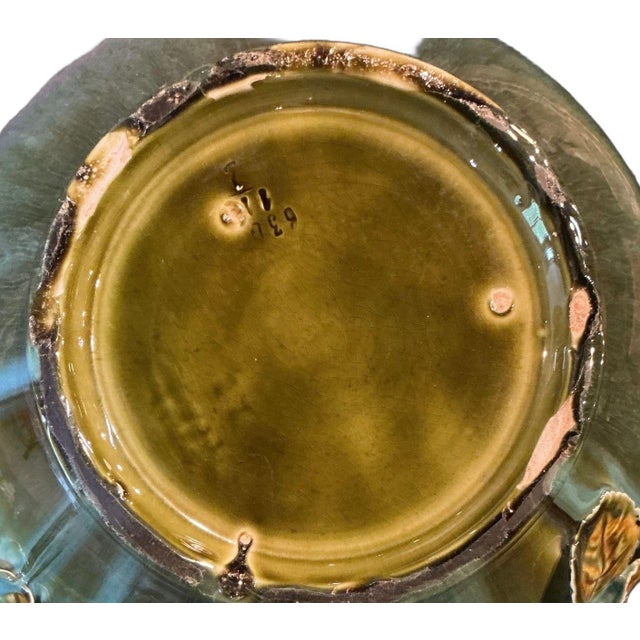 Large Majolica Jardiniere Circa 1900 For Sale - Image 12 of 12