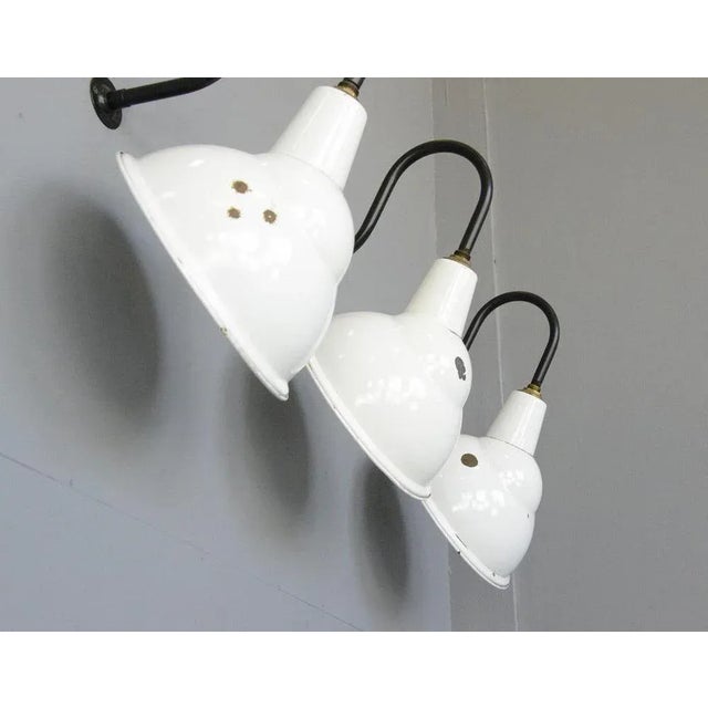Industrial Angled Wall Light from Benjamin, 1950s For Sale - Image 10 of 11