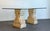 Vintage Carved Coquina Stone Pedestal Dining Table For Sale - Image 9 of 12