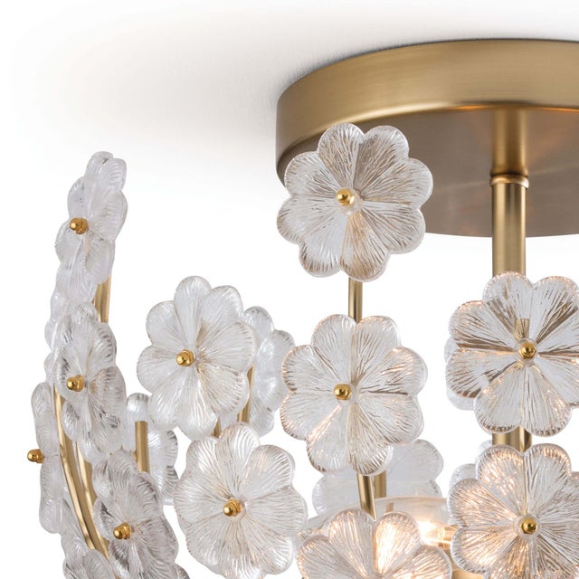 Transitional Regina Andrew Charlotte Semi Flush Mount For Sale - Image 3 of 6