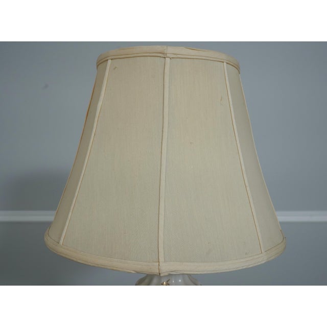 Paul Hanson 1970s Pair Paul Hanson Design Floral Porcelain Table Lamps For Sale - Image 4 of 13