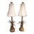 Vintage Palm Tree Buffet Lamps - a Pair For Sale