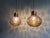 Brass and Smoked Blown Glass Pendant Lights from Glashütte Limburg, 1970, Set of 2 For Sale - Image 11 of 18