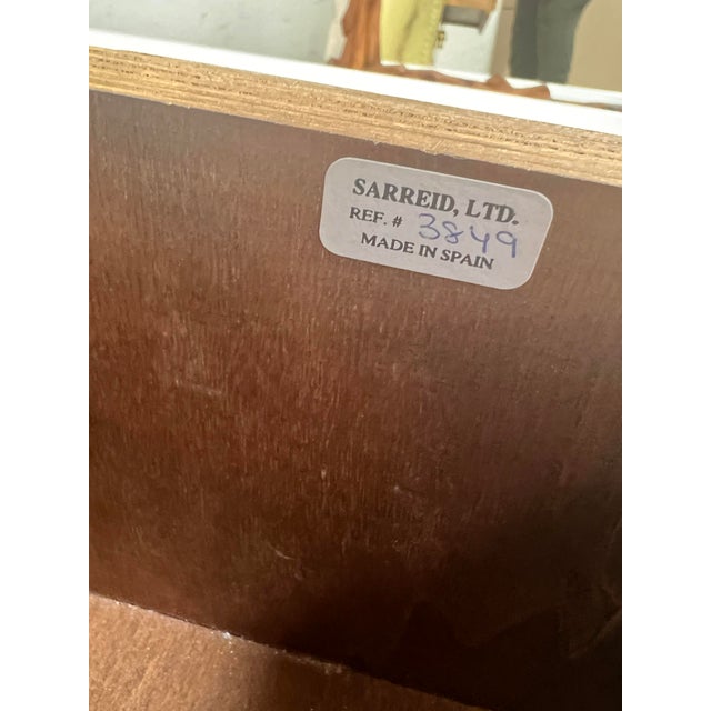 Metal C. 1970w Sarreid Brass Clad Three-Drawer Chest For Sale - Image 7 of 7