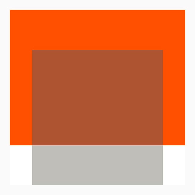 Contemporary The Interaction of Orange and Gray Fine Art Print 30" X 40" by Liz Roache For Sale - Image 3 of 6