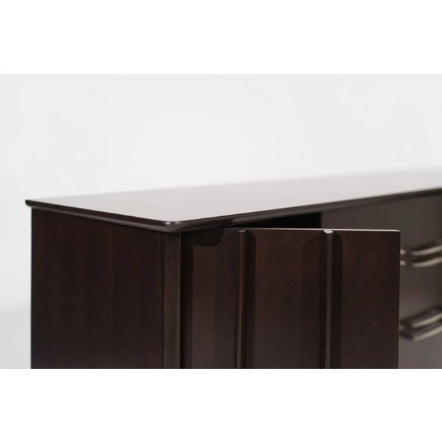 The Eloquence Credenza in Dark Walnut by Kent Coffey, Circa 1950s For Sale - Image 12 of 13