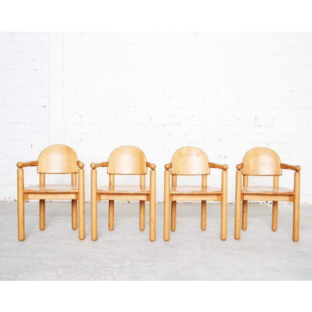 Chairs by Rainer Daumiller for Hirtshals Hirtshals Savverk, 1980s, Set of 4 For Sale - Image 14 of 14