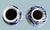 Ceramic Chinese Porcelain Hand Painted Vases - A Pair For Sale - Image 7 of 10