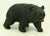 An outstanding wooden bear figurine with glass eyes Exceptional carving, a very skillful representation of an enraged...