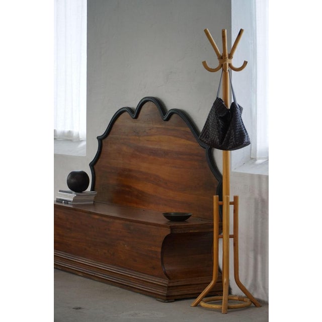 Danish Art Deco Storage Bench in Nutwood, 1920s, Set of 8 For Sale - Image 16 of 18