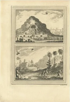 Chedel, Chinese Tombs and Chinese Farmers, 1748, Paper