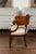 French 1830s Restauration Period Mahogany Armchair with Carved Rams' Heads For Sale - Image 10 of 12