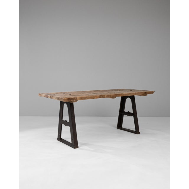 Early 20th Century French Industrial Table For Sale - Image 18 of 18
