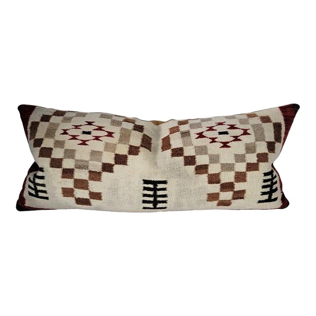 1920s Large Wool Pillow Bolster For Sale