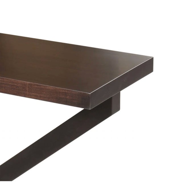 Mid-Century Modern Oak Park Solid Wood End Table For Sale - Image 3 of 5