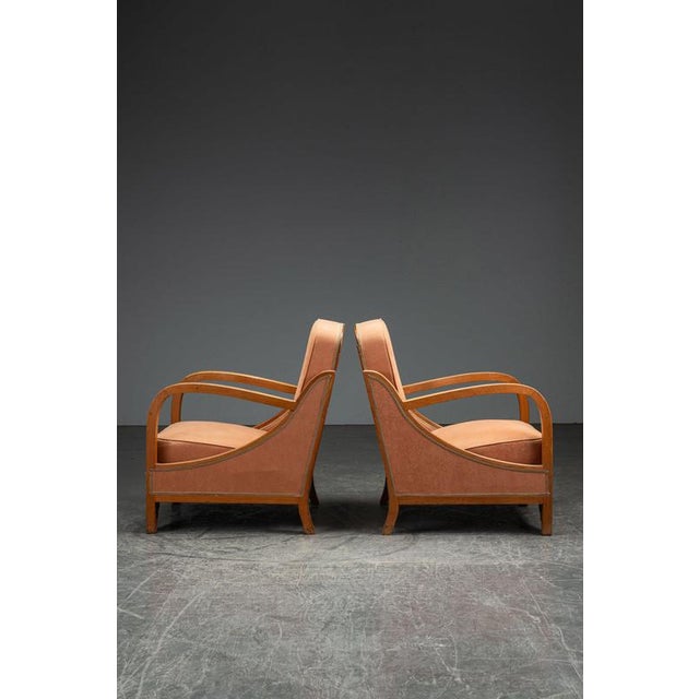 Art Deco Armchairs, 1940s, Set of 2 For Sale - Image 10 of 15