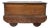 Antique Ming Kang Chinese Carved Wood Trunk Circa 1800-1849 For Sale