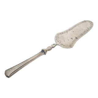 Antique Silver Plated Cake Shoulder, 1970s For Sale