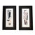 Thomasville Furniture Alfred Gockel Framed Abstract Prints - Pair For Sale