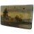 Antique Russian Lacquer Box With Landscape For Sale