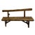 Mid-Century Sculptural Elm Bench attributed to Olavi Hanninen, 1960s For Sale