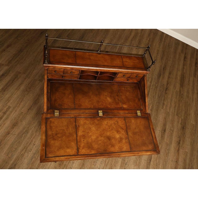 Thomasville Ernest Hemingway Collection Drop Front Writing Desk For Sale - Image 15 of 18