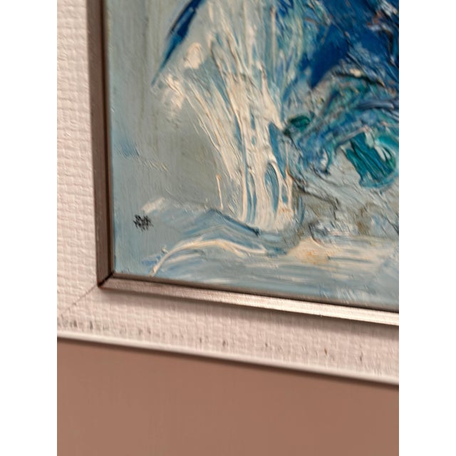 Bo Westberg, Strummer, 1950s, Oil on Canvas, Framed 70 × 60 Cm For Sale - Image 8 of 18