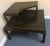 Timeless mid-century modern corner table from the 1970's. The piece is made of wood with a rich fumed oak finish. It has...