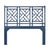 Transitional Chippendale Platform Bed Double, Navy Blue For Sale - Image 3 of 7