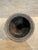 Small Vintage Rustic Indian Brown Clay Pot With Custom Metal Ring For Sale - Image 9 of 9