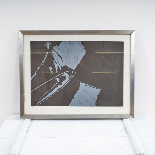 Ettore Falchi, Composition, 1960s, Lithograph For Sale - Image 8 of 8