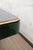 Forest Green Green Lacquered Console Table with Leather Top and Brass Details, 1970s For Sale - Image 8 of 8