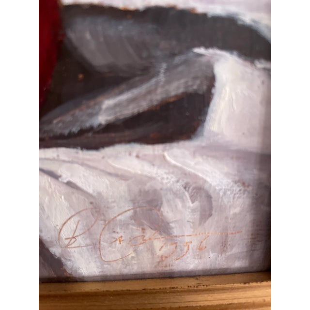 Still Life With Pears and Marble Oil Painting For Sale - Image 4 of 7