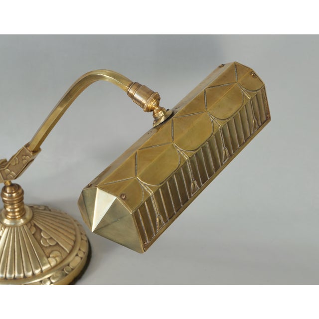 French Art Deco Piano Lamp by Monix 1930 France For Sale - Image 9 of 16