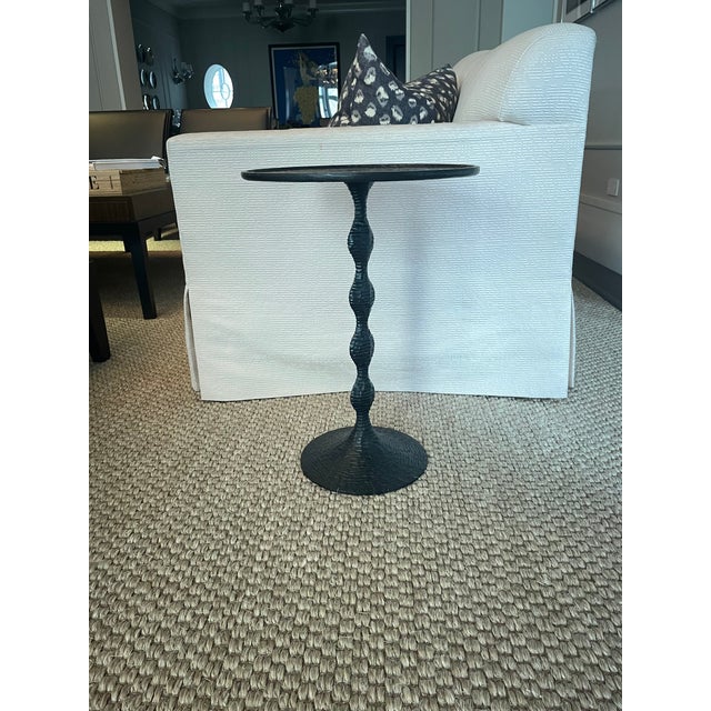 Tom Corbin Tom Corbin Bronze End Table For Sale - Image 4 of 4
