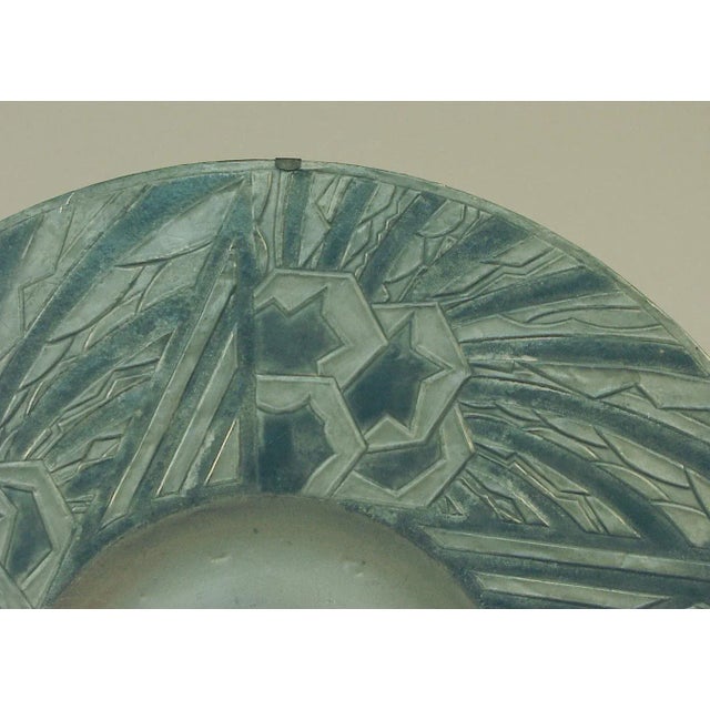 1920s 1920s Large French Hors D’Oeuvres Art Deco Serving Tray For Sale - Image 5 of 6