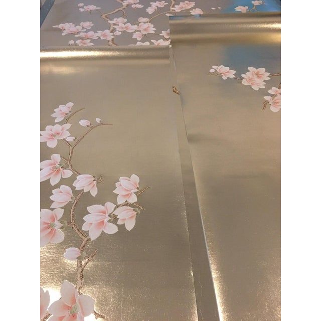 If you love the look of De Gournay wallpaper but not the price, this is for you. Hand‑Painted Champagne Gold Leaf...