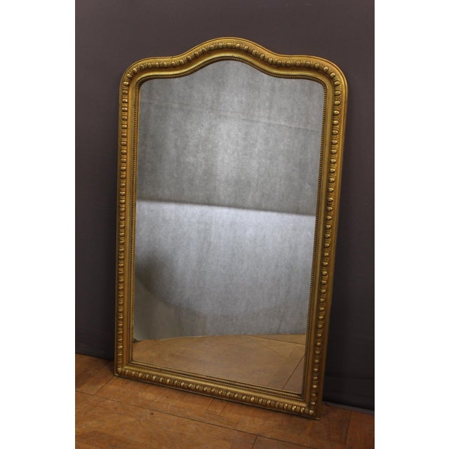 Large 19th Century Gilded Stucco Mirror For Sale - Image 14 of 14