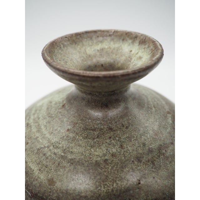 Mid-Century Modern Swedish Ceramic Vase by Tony Borg for Tony Ceramic Kristinehamn, Sweden, 1970s For Sale - Image 3 of 10