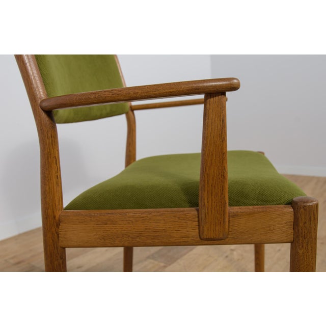 Mid-Century Oak Dining Chairs Model J62 by Poul M. Volther for FDB Mobler, Denmark, 1960s, Set of 4 For Sale - Image 17 of 18
