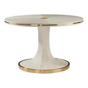 Art Deco White Center Table