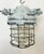 1970s Industrial Grey Bunker Ceiling Light with Iron Cage from Elektrosvit, 1970s For Sale - Image 5 of 16
