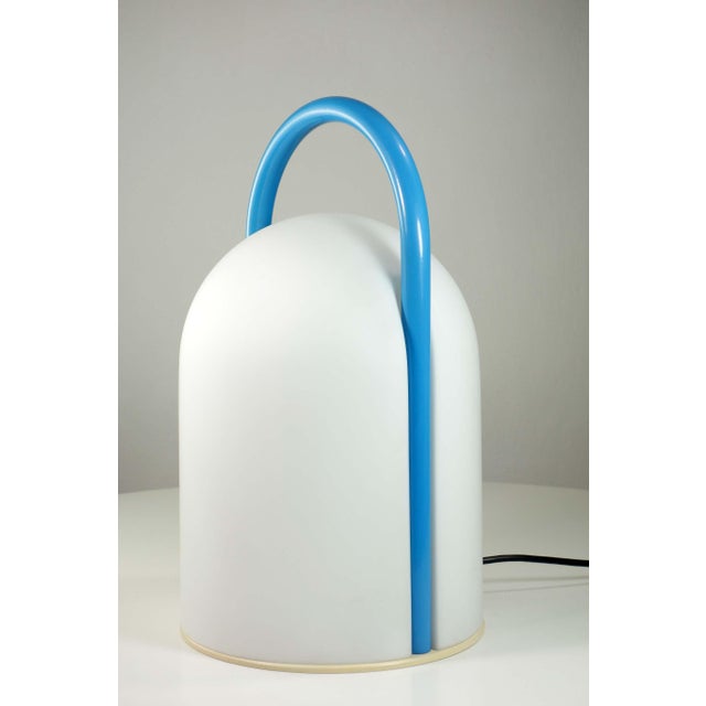 Vintage Italian Glass Tender Table Lamp, 1980 For Sale - Image 9 of 9