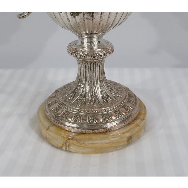 Louis XVI Style Silver Ewer, 19th Century For Sale - Image 13 of 18