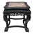 Antique Chinese Floral Carved Rosewood & Rouge Marble Top Side Table C1920 For Sale - Image 11 of 11